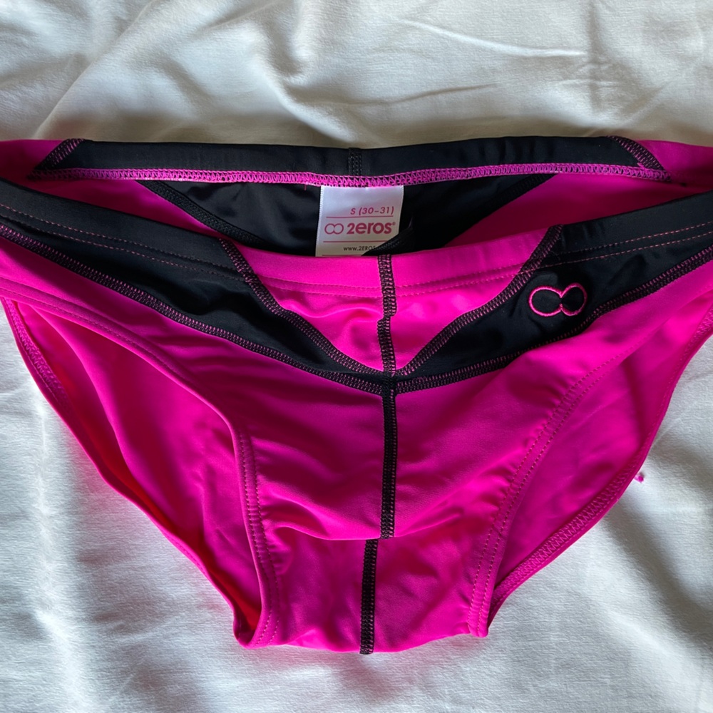 Men's Pink Swim Briefs
